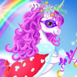 Baby unicorn dress up